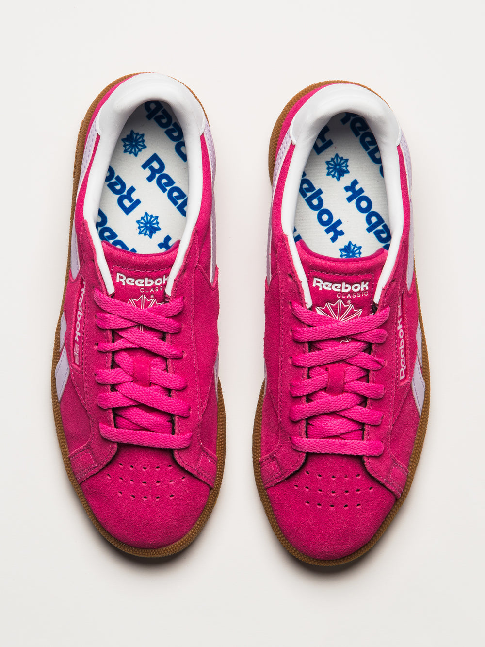 WOMENS REEBOK CLUB C GROUNDS UK SNEAKER - PINK