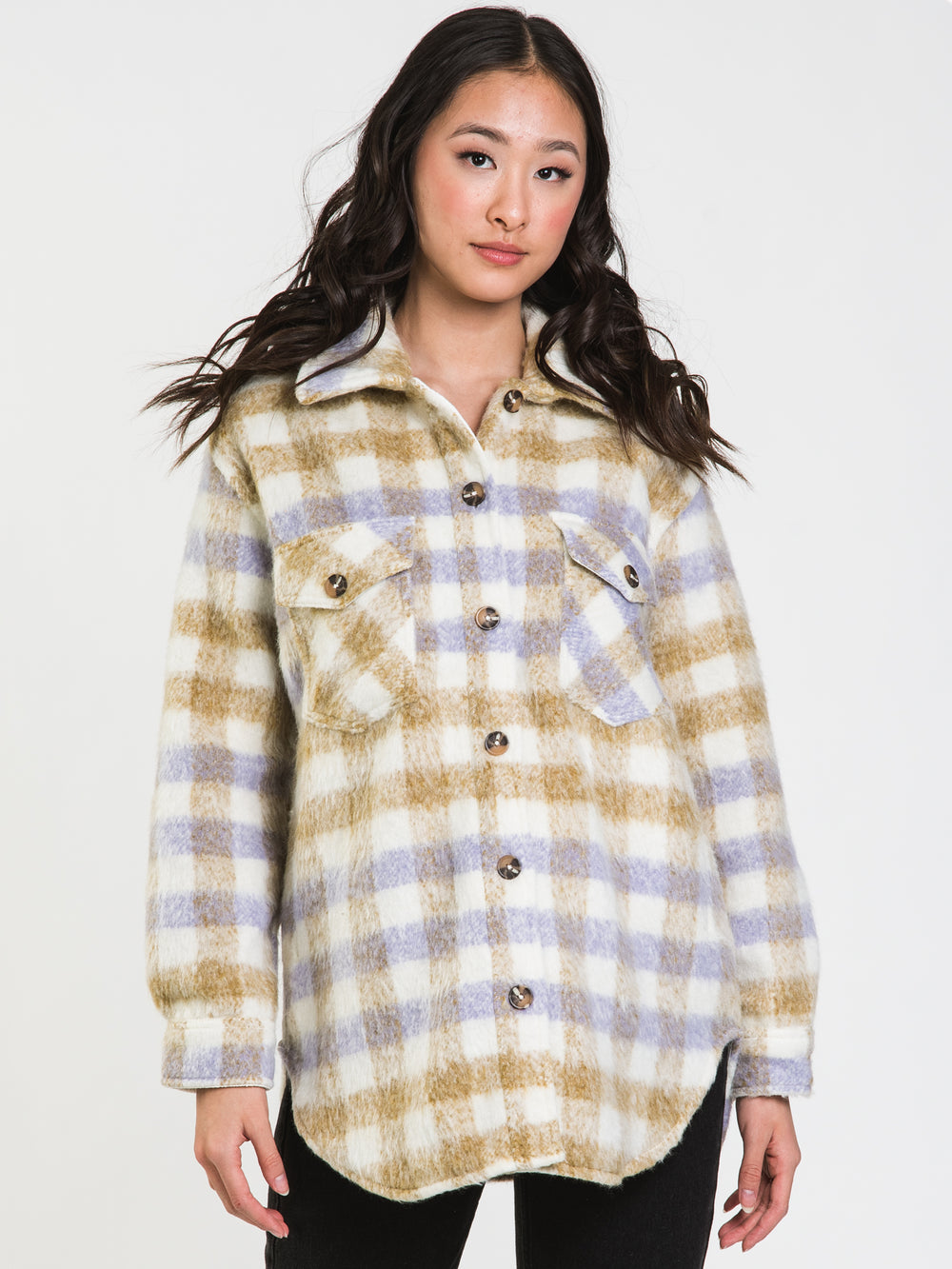 RAZZLE DAZZLE JESSICA PLAID JACKET - CLEARANCE