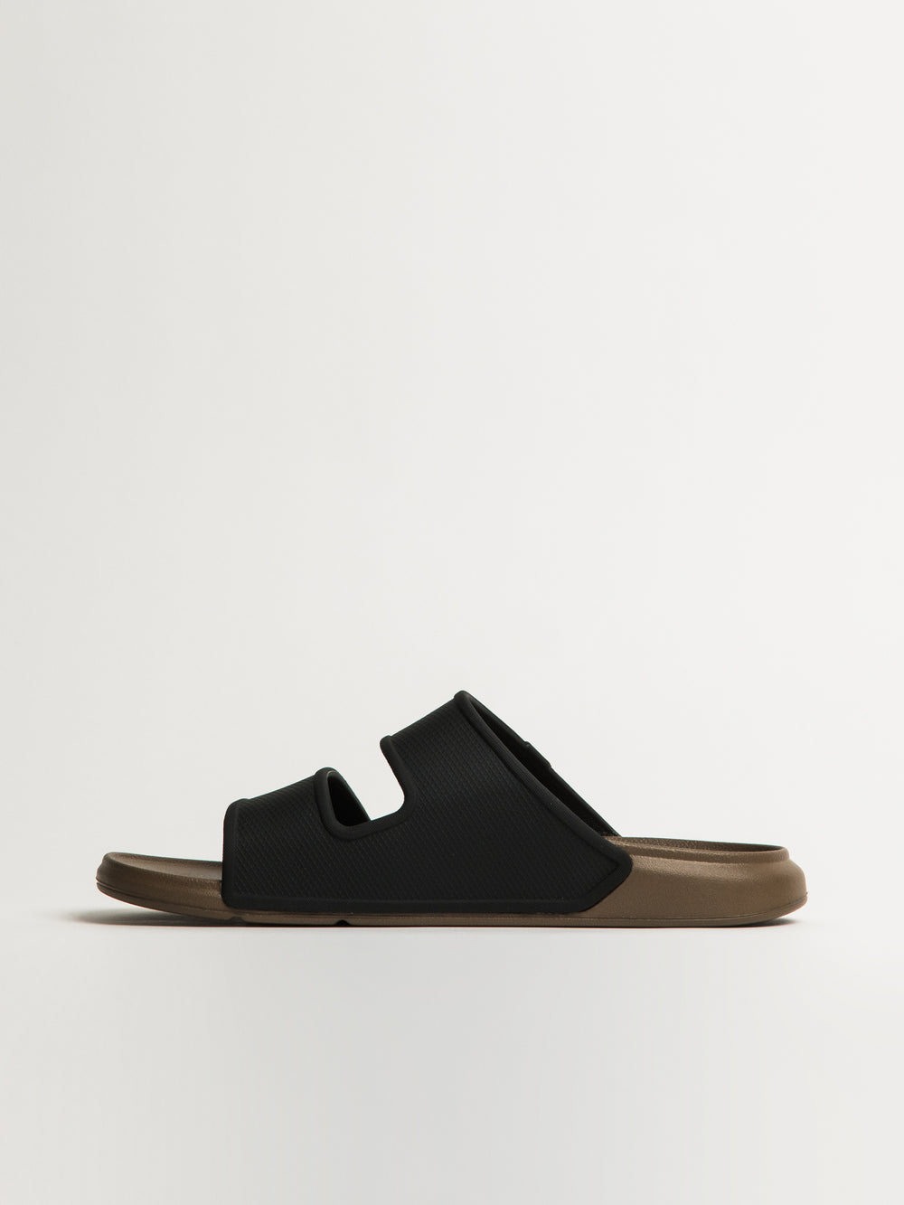 MENS REEF OASIS DOUBLE-UP SANDALS - FOSSIL/BLACK