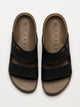 REEF MENS REEF OASIS DOUBLE-UP SANDALS - FOSSIL/BLACK - Boathouse