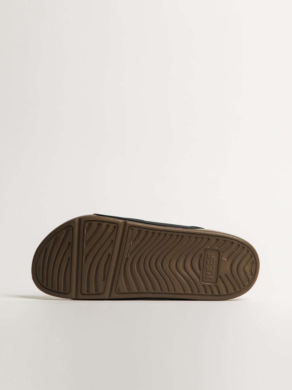 MENS REEF OASIS DOUBLE-UP SANDALS - FOSSIL/BLACK