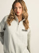 RIP CURL SURF PUFF QUARTER ZIP - GREY