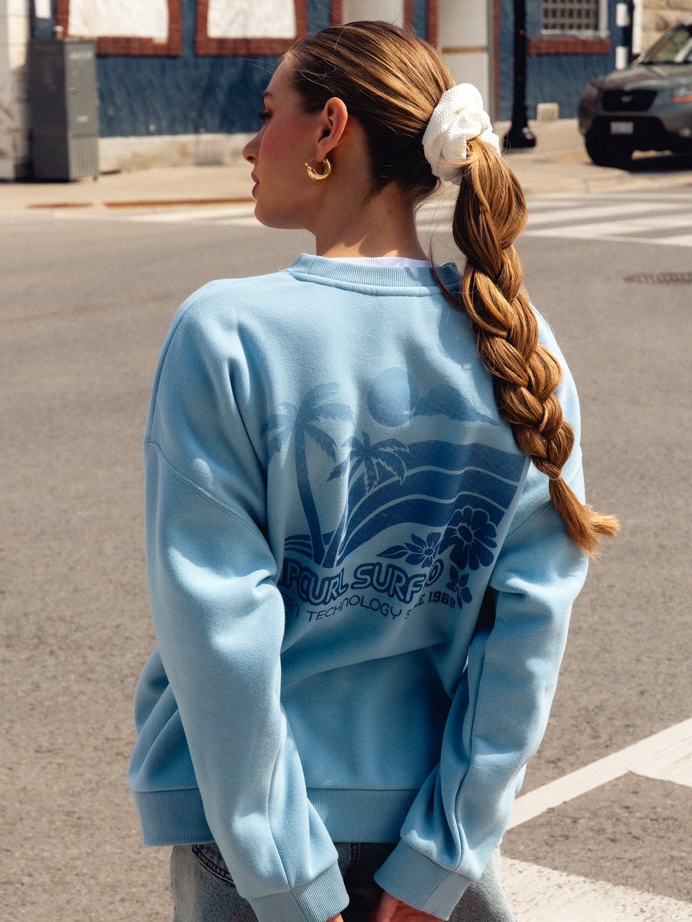 RIP CURL OCEAN TECH HERITAGE CREWNECK