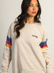 RIP CURL RIP CURL LAS DALIAS RAGLAN CREWNECK - Boathouse
