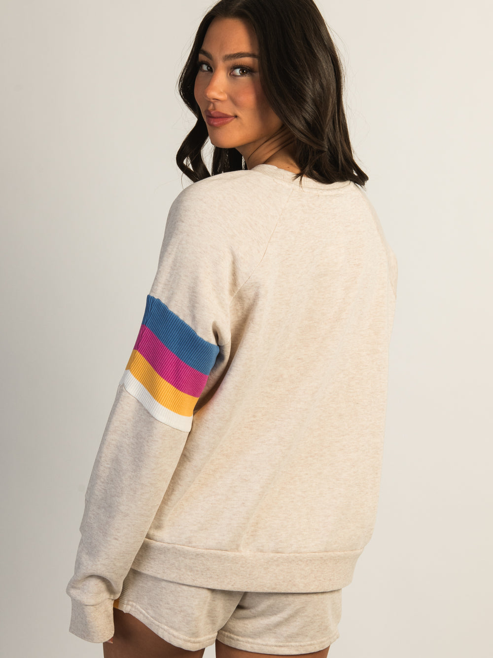 RIP CURL LAS DALIAS RAGLAN CREWNECK
