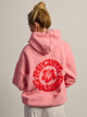 RIP CURL SURF PUFF HERITAGE HOODIE - PINK