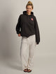 RIP CURL SURF PUFF HERITAGE HOODIE - BLACK