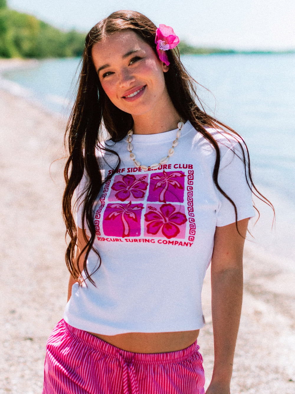 RIP CURL SURF SIDE FITTED T-SHIRT