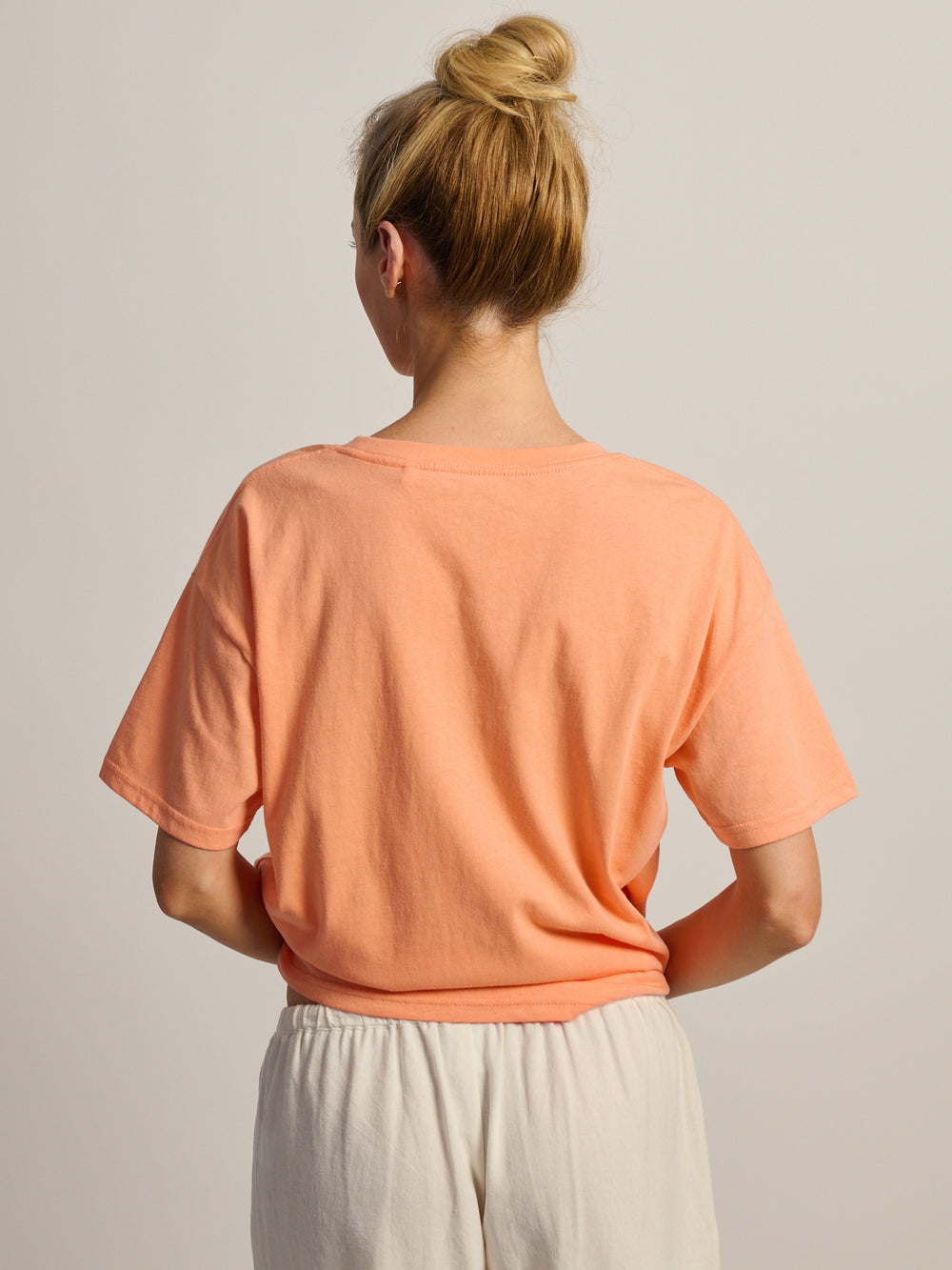 RIP CURL SURF PUFF PARTY PK RELAXED TEE - PAPAYA