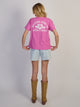 RIP CURL RIP CURL SURF PUFF PARTY PK RELAXED TEE - ROSE - Boathouse