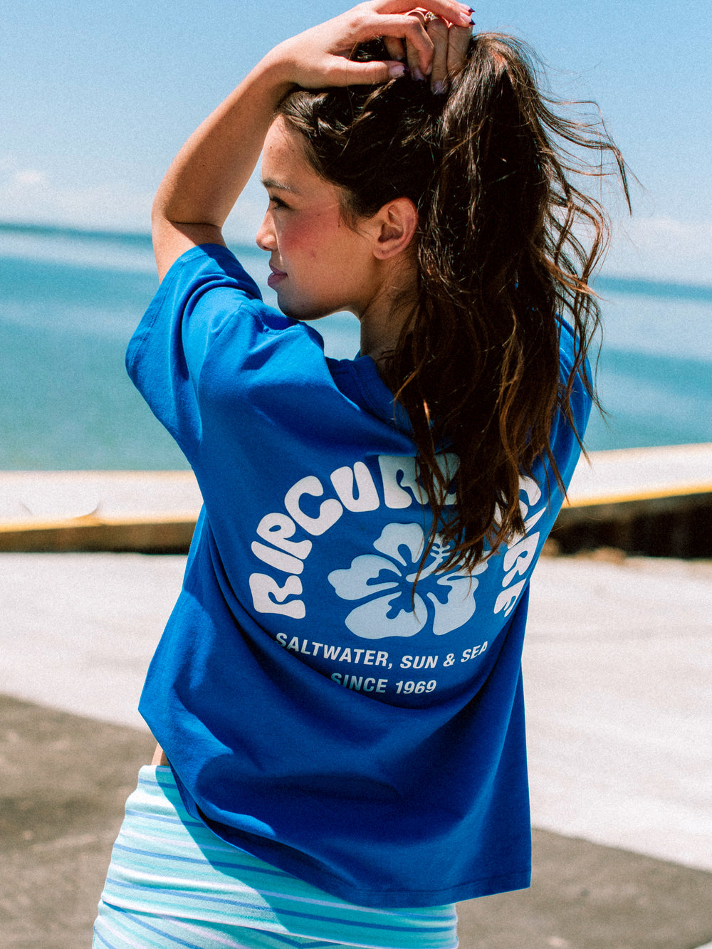 T-SHIRT AMPLE RIP CURL PUFF
