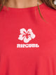 T-SHIRT RIP CURL SCRIPT - ROUGE PROFOND