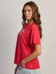 T-SHIRT RIP CURL SCRIPT - ROUGE PROFOND