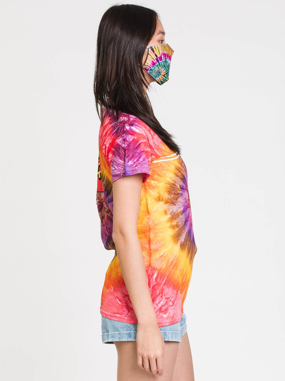 SANTA CRUZ CLASSIC DOT TIE DYE T-SHIRT - CLEARANCE
