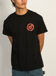SANTA CRUZ SANTA CRUZ FLAME RINGED DOT T-SHIRT - Boathouse
