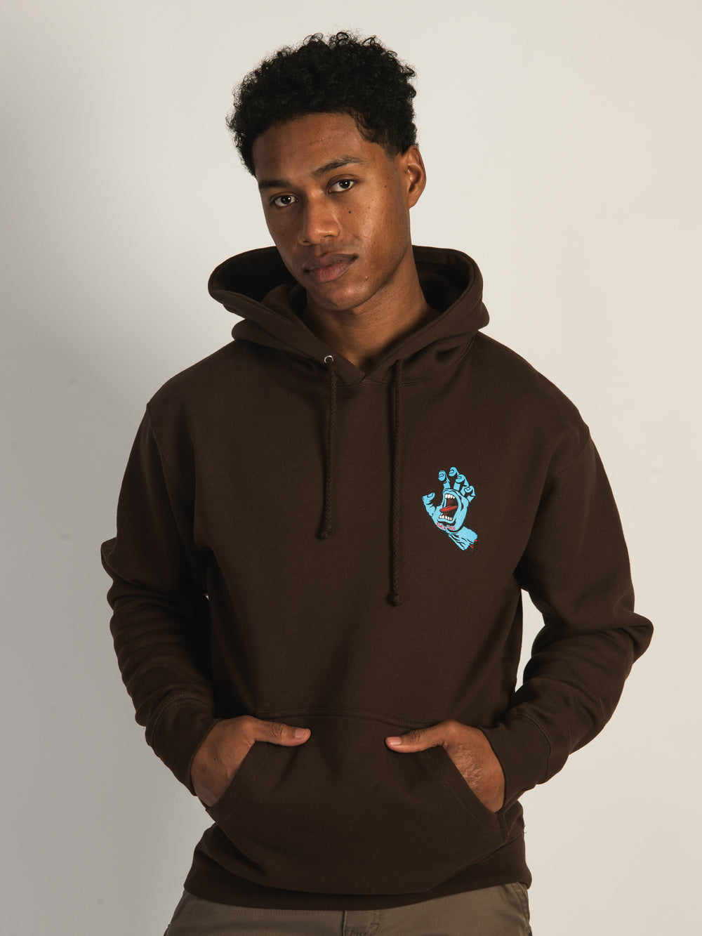 SANTA CRUZ SCREAMING HANDS PULL OVER MIDWEIGHT HOODIE - CLEARANCE