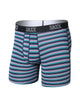 SAXX SAXX FREE BOXER BRIEF - MICRO FIELD STRIPE - Boathouse