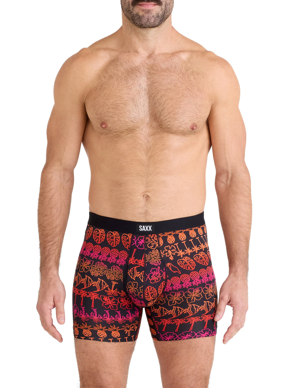 SAXX DAY TRIPPER BOXER BRIEF - TROPICAL LINEUP