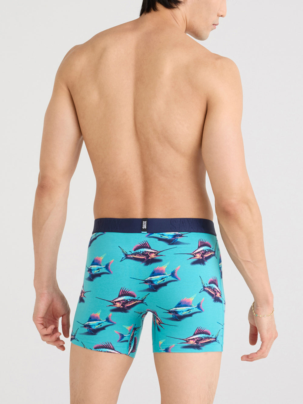 SAXX DROP TEMP COOLING COTTON BOXER BRIEF