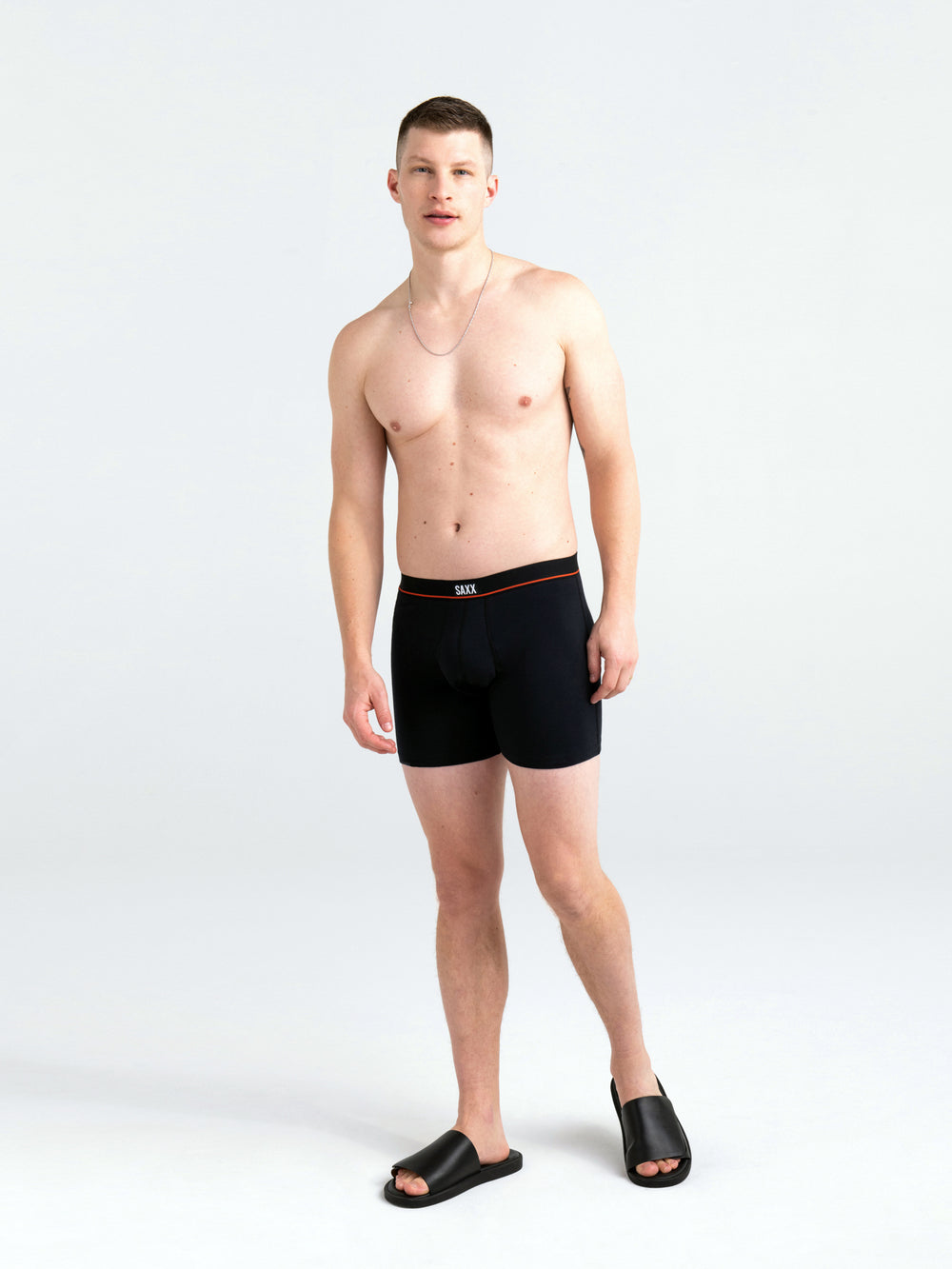 SAXX NONSTOP STRETCH COTTON BOXER BRIEFS