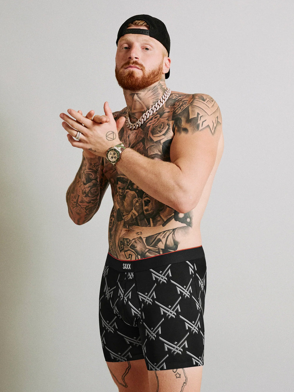 SAXX MLT SPORT NFL MAX BOXER BRIEFING