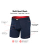 SAXX SAXX MULTI SPORT MESH BOXER BRIEFS FLY - Boathouse