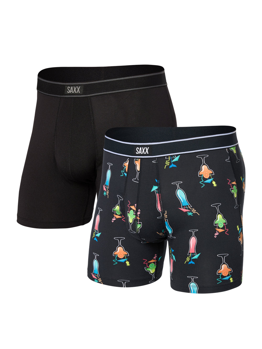 SAXX DAYTRIPPER BOXER BRIEF 2 PACK - SWIZZLES