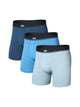 SAXX SAXX ESSENTIAL 3PK COTTON - MULTI - Boathouse
