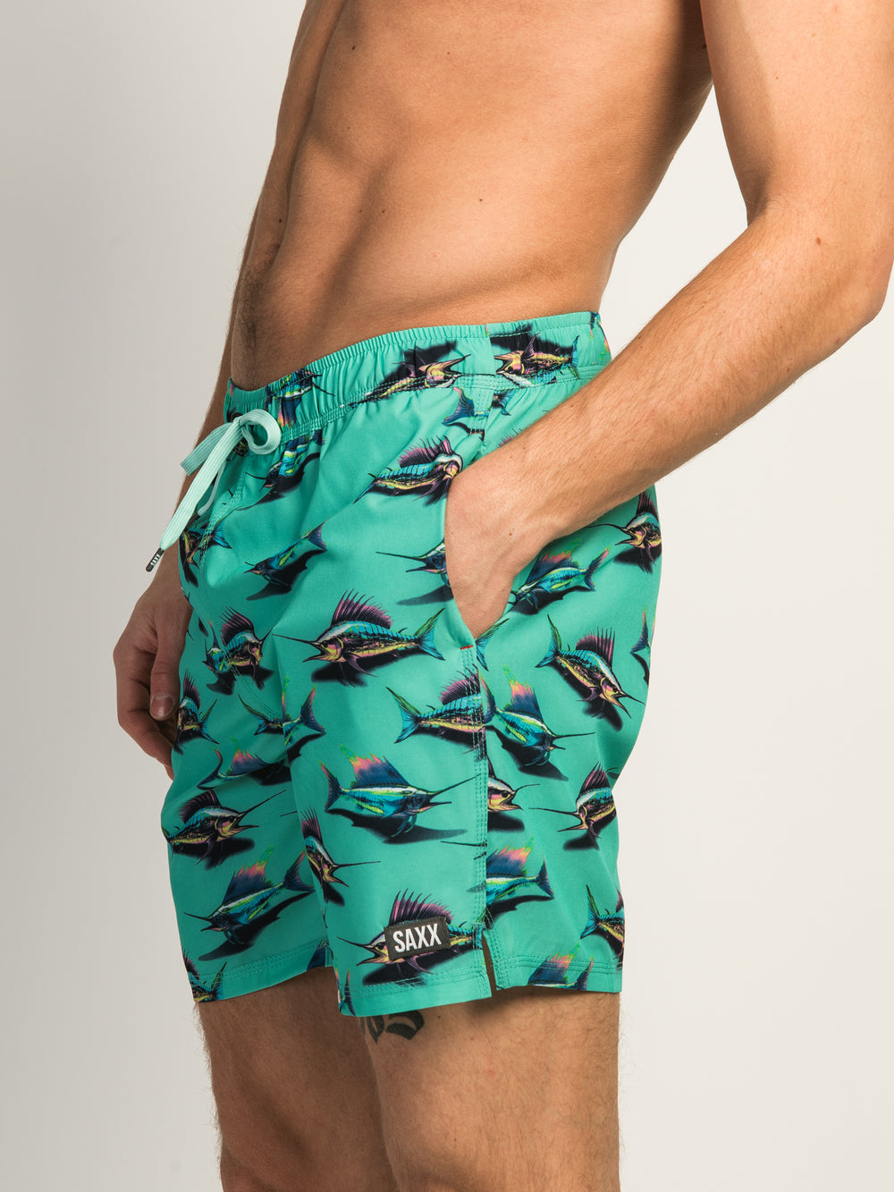 SAXX OH BUOY 2IN1 VOLLEY SHORT - BLUE