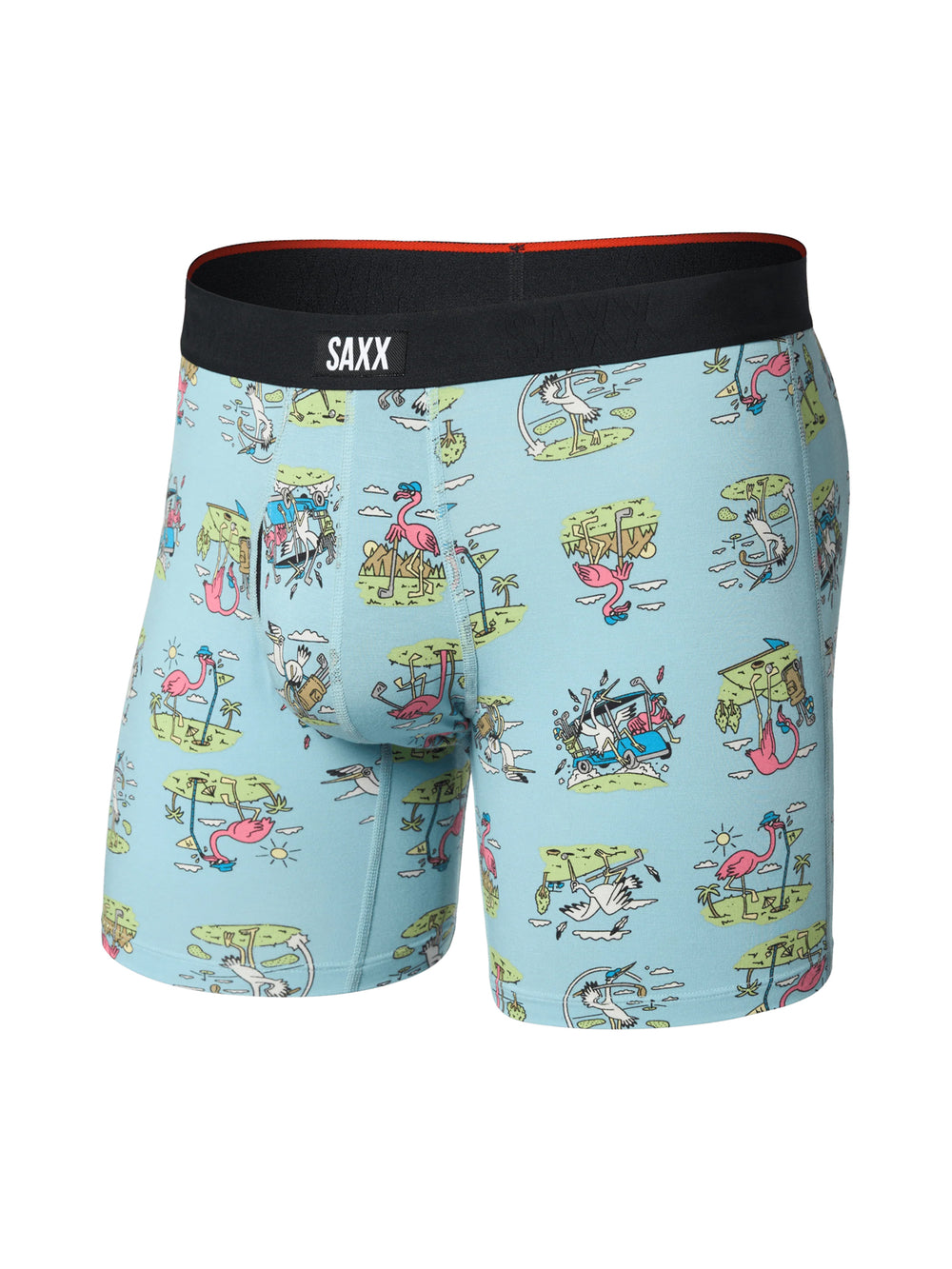 BOXER BRIEF SAXX VIBE BIRDIE BLUE TIDE