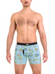 SAXX SAXX VIBE BIRDIE BLUE TIDE BOXER BRIEF - Boathouse