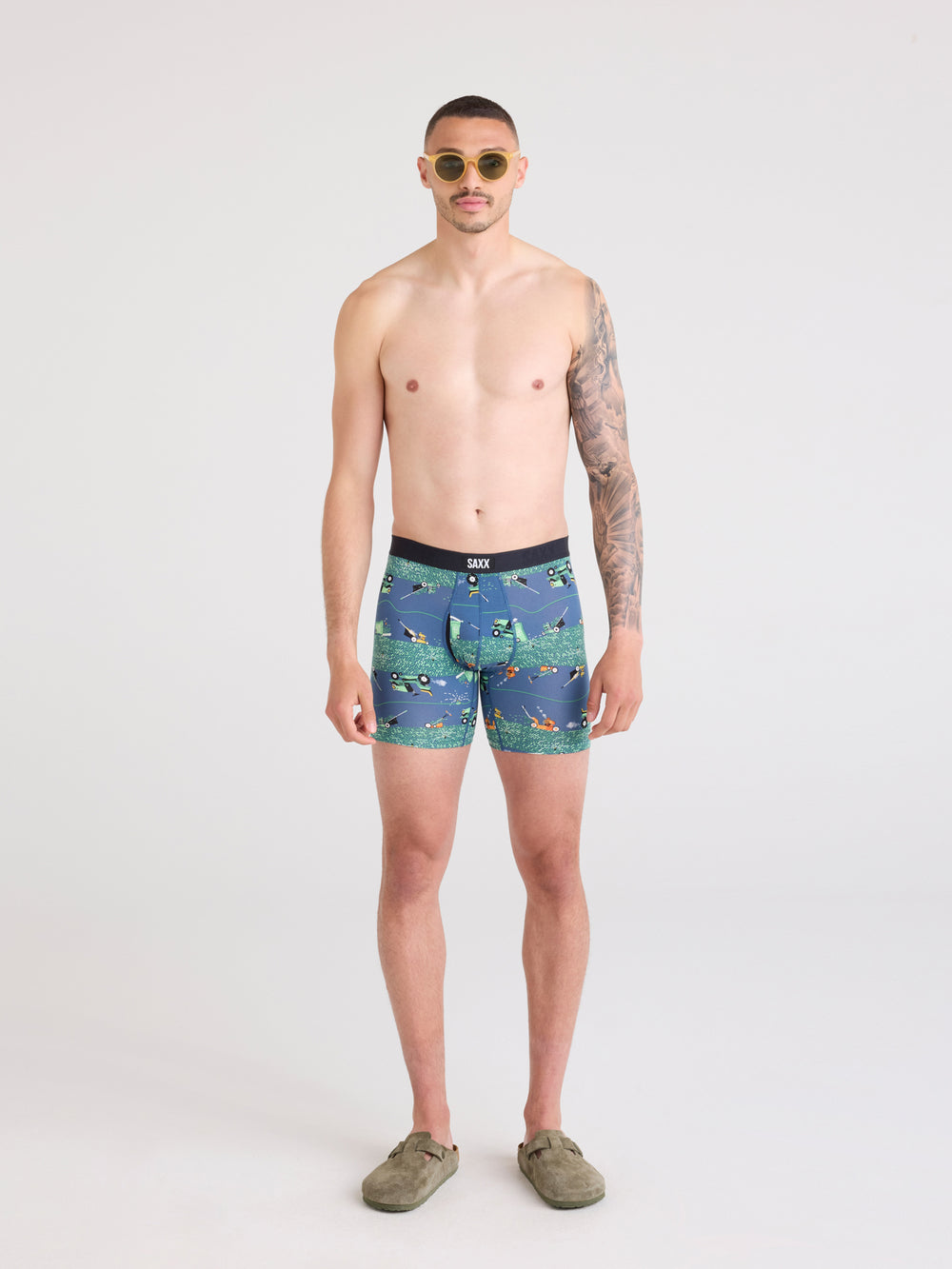 SAXX VIBE EXTRA BOXER BRIEFING - BUZZCUT DENIM
