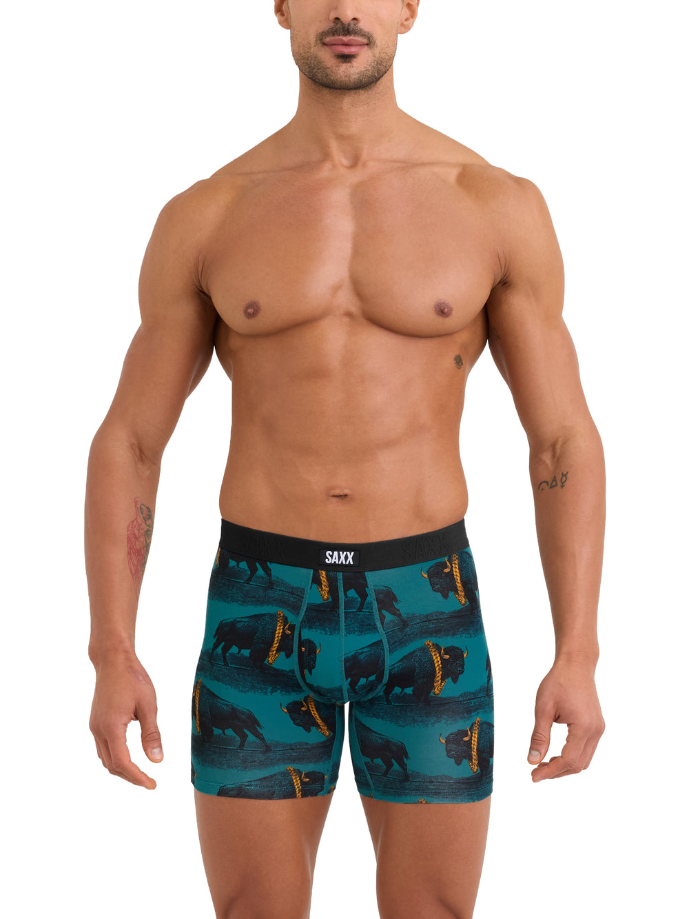 SAXX VIBE EXTRA BOXER BRIEF BISON BLING