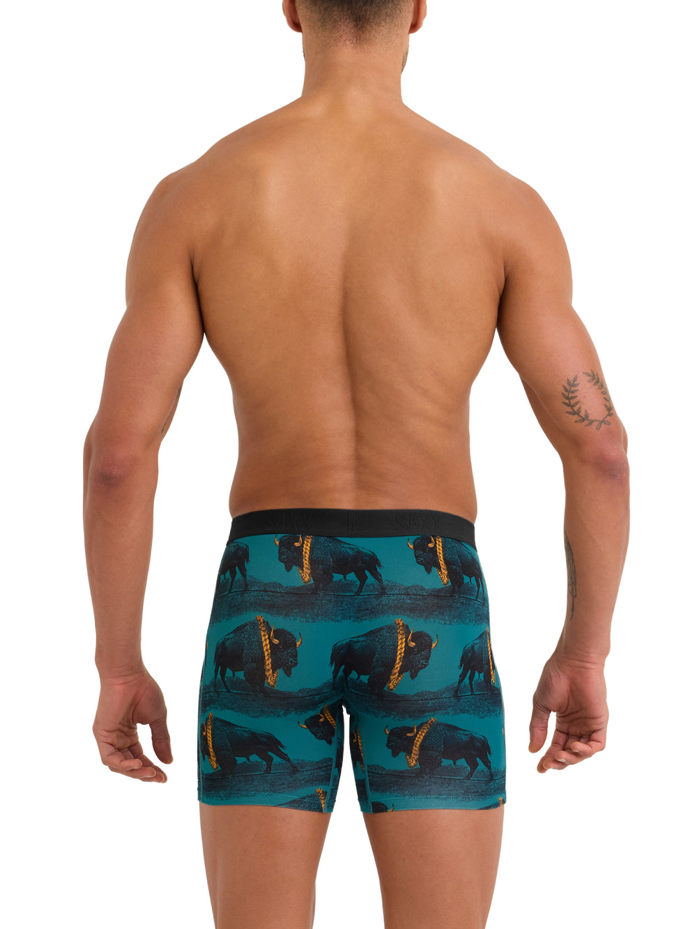 SAXX VIBE EXTRA BOXER BRIEF BISON BLING