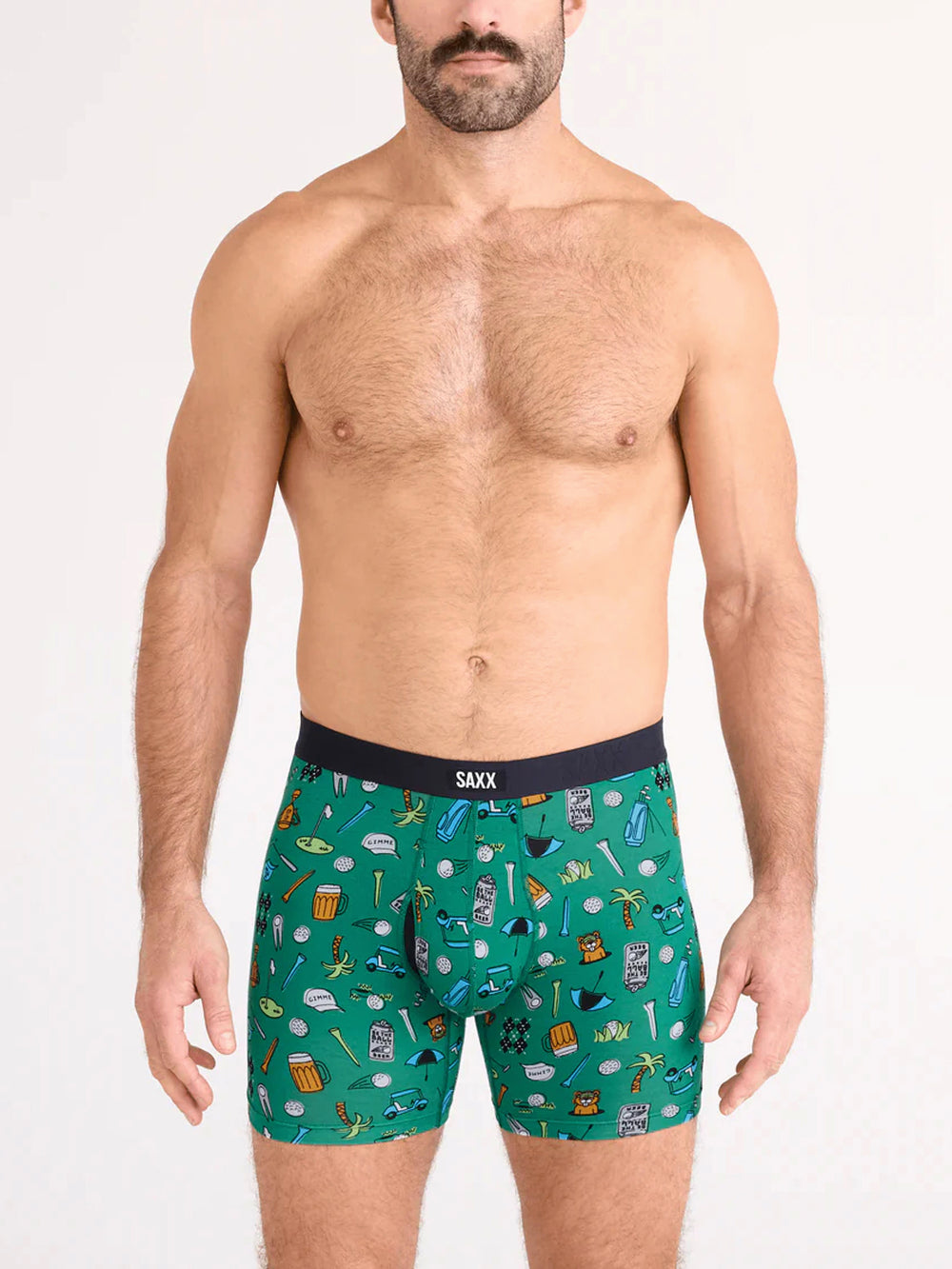 SAXX VIBE EX BOXER BRIEF - FAIRWAY BITS