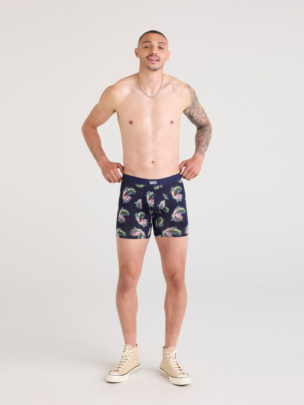 SAXX VIBE EXTRA BOXER BRIEF - SURF AND TURF