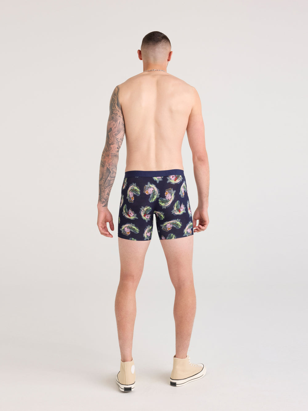 SAXX VIBE EXTRA BOXER BRIEFING - SURF AND TURF