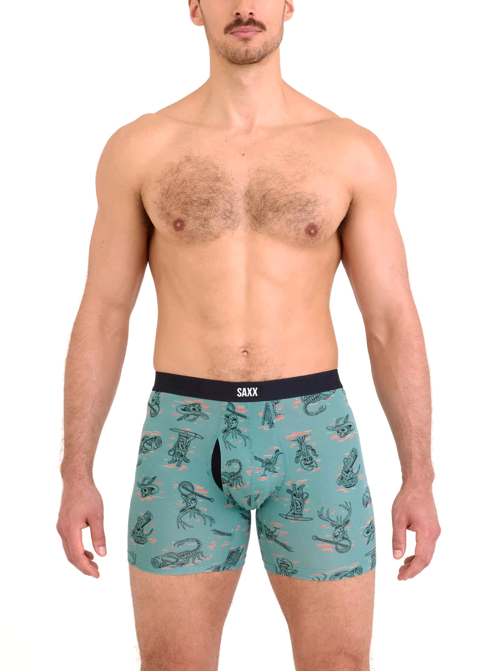 SAXX VIBE WESTERN WEIRD WASHED BOXER BRIEF