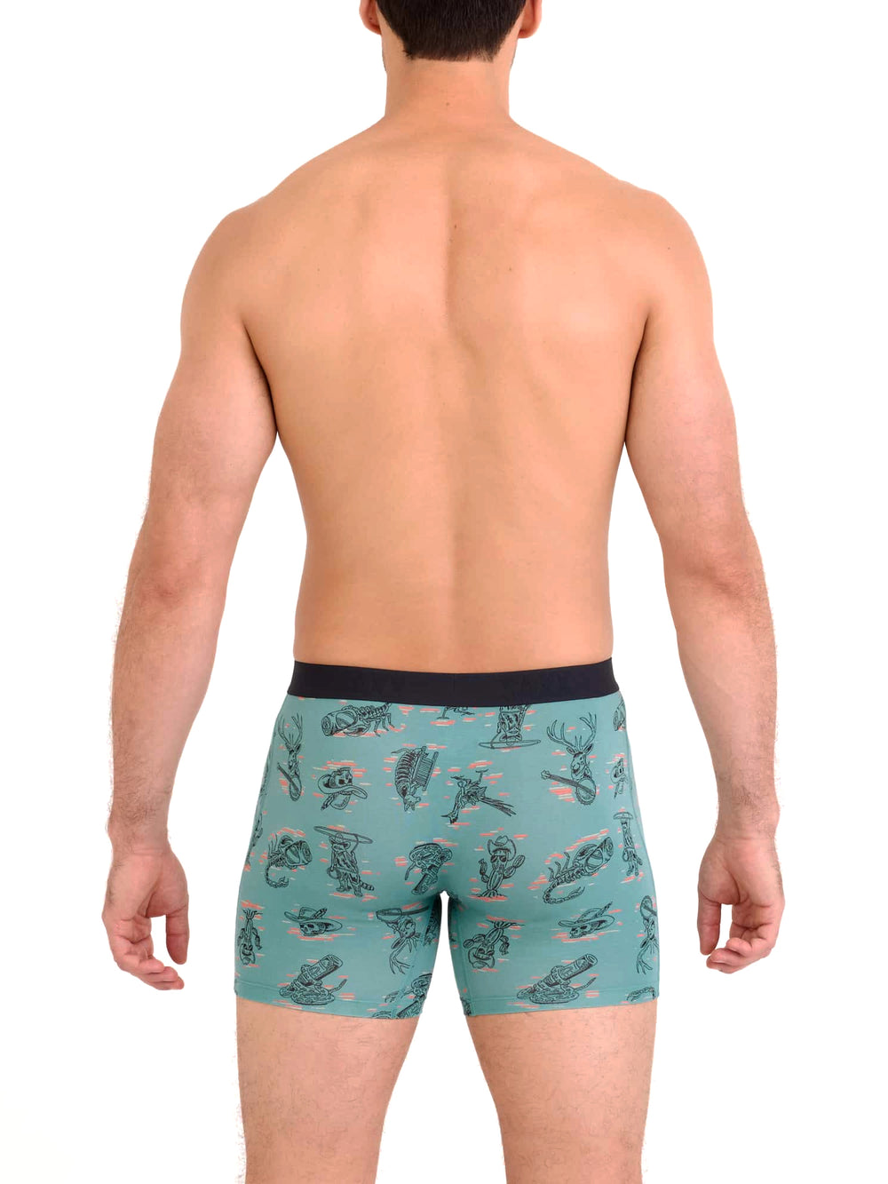 SAXX VIBE WESTERN WEIRD WASHED BOXER BRIEF
