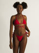 SKINNY DIP SKINNY DIP BERRY CRUSH HIGH WAIST STRING TIE BOTTOM - CLEARANCE - Boathouse