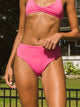 SKINNY DIP SKINNY DIP ADDI HIGH WAIST BOTTOM - HOT PINK - Boathouse