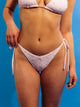 SKINNY DIP SKINNY DIP TILLY TRI BOTTOM - EYELETTE - Boathouse