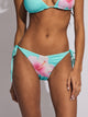 SKINNY DIP SKINNY DIP TILLY TIE BOTTOM - HIBISCUS - Boathouse