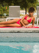 SKINNY DIP SKINNY DIP TILLY TIE BOTTOM - RED - Boathouse