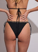 SKINNY DIP SKINNY DIP TILLY TIE BOTTOM - BLACK RUFFLE - Boathouse