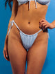 SKINNY DIP SKINNY DIP JUNIE TIE BOTTOM - GINGHAM BLUE - Boathouse