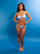 SKINNY DIP SKINNY DIP JUNIE TIE BOTTOM - GINGHAM BLUE - Boathouse
