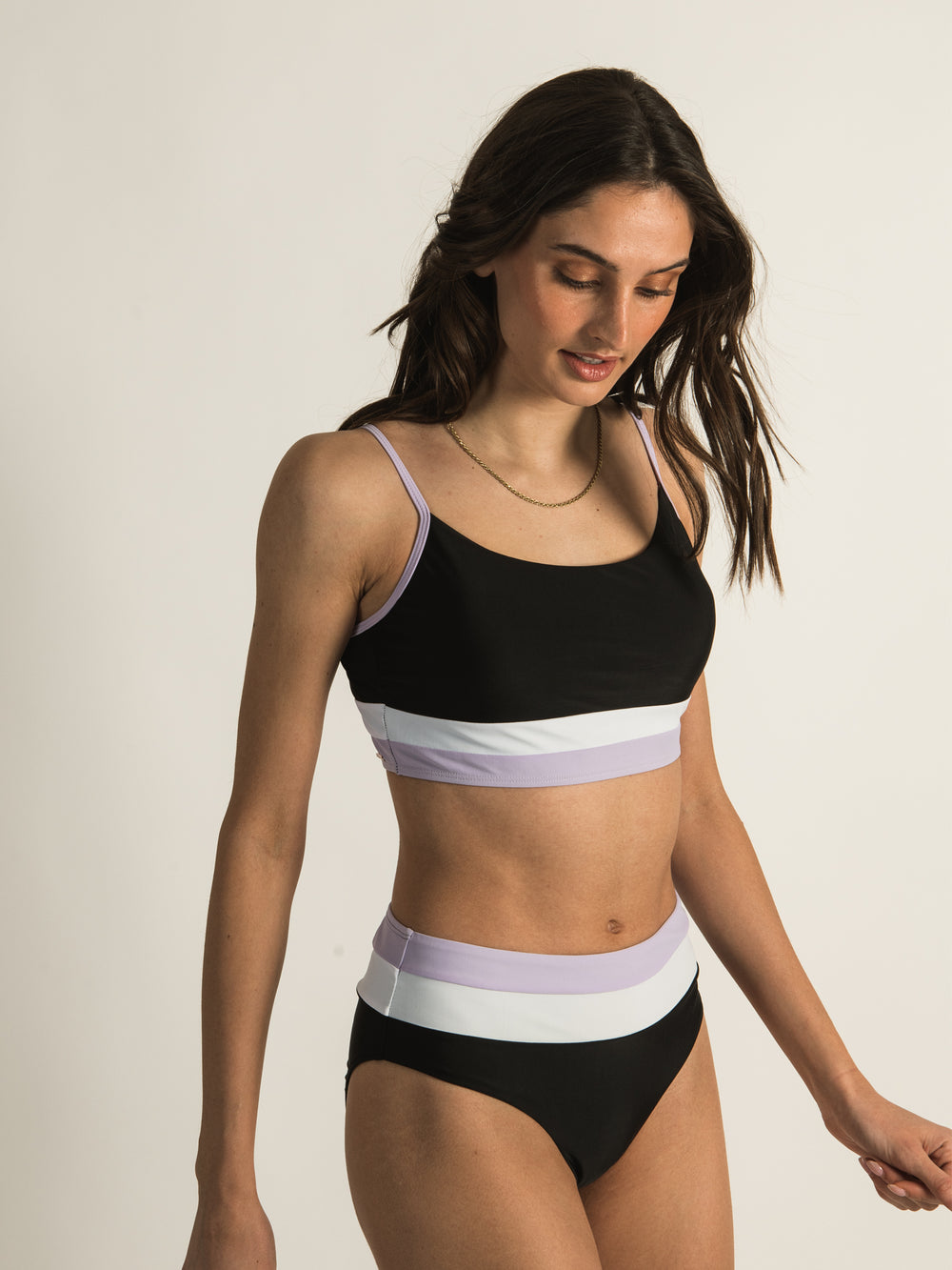 SKINNY DIP CAMI COLOUR BLOCK TOP - CLEARANCE