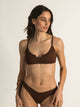 SKINNY DIP SKINNY DIP SUNTAN V SCOOP RIBBED BRALETTE - CLEARANCE - Boathouse