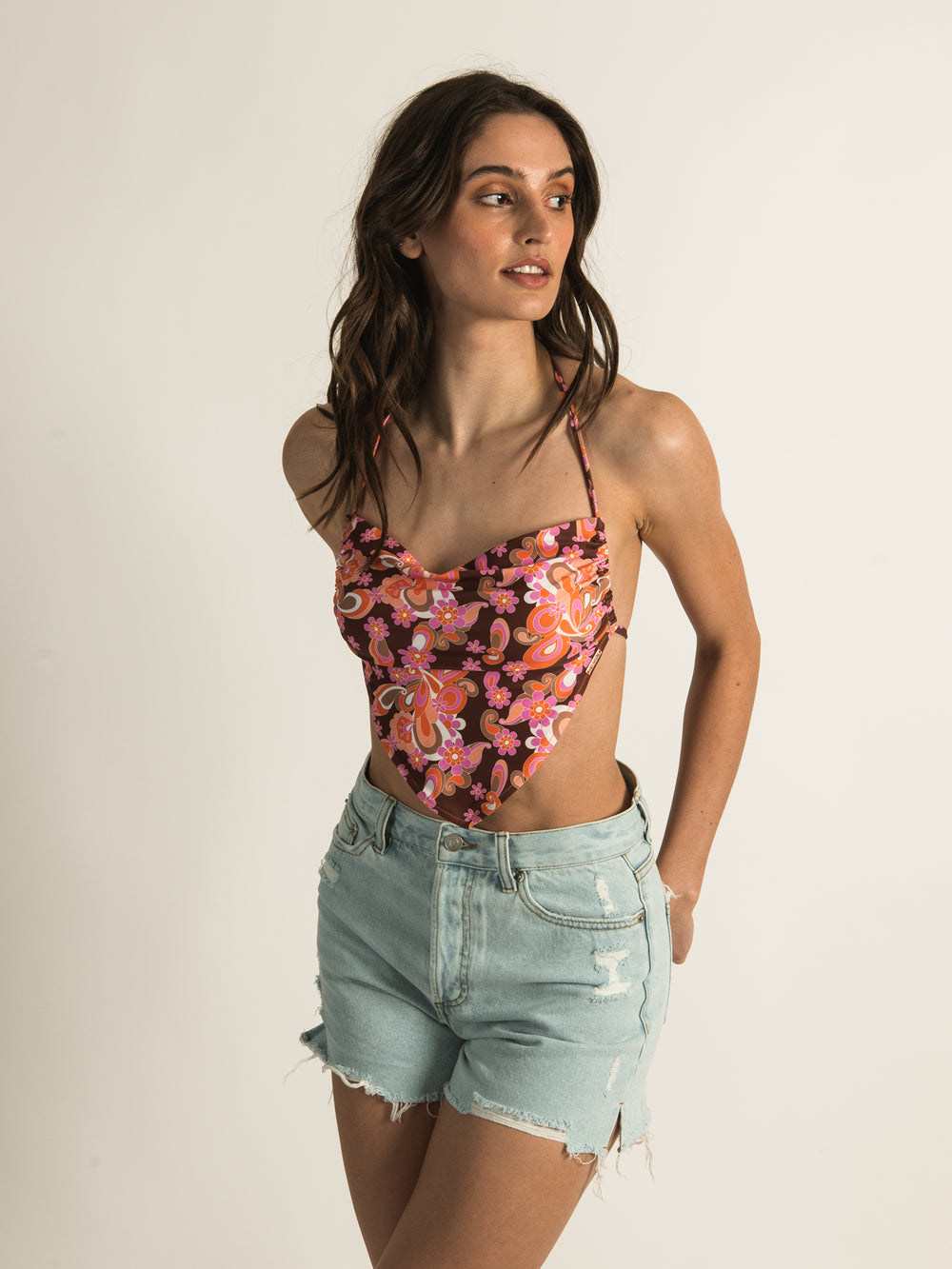 SKINNY DIP SUNTAN INDY HALTER TOP - CLEARANCE